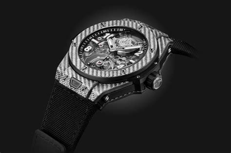 hublot carbon fiber replica|hublot 45mm automatic tourbillon.